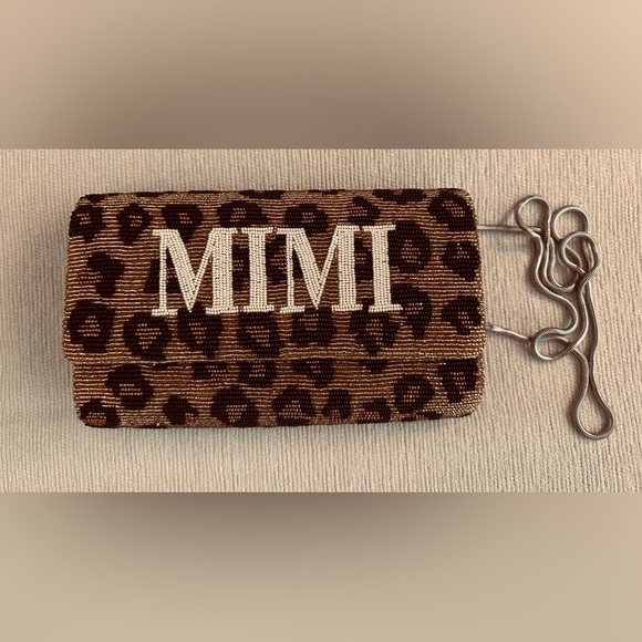 Island to East Side Custom “Mimi” Leopard Print Clutch. NWT - Picture 1 of 8